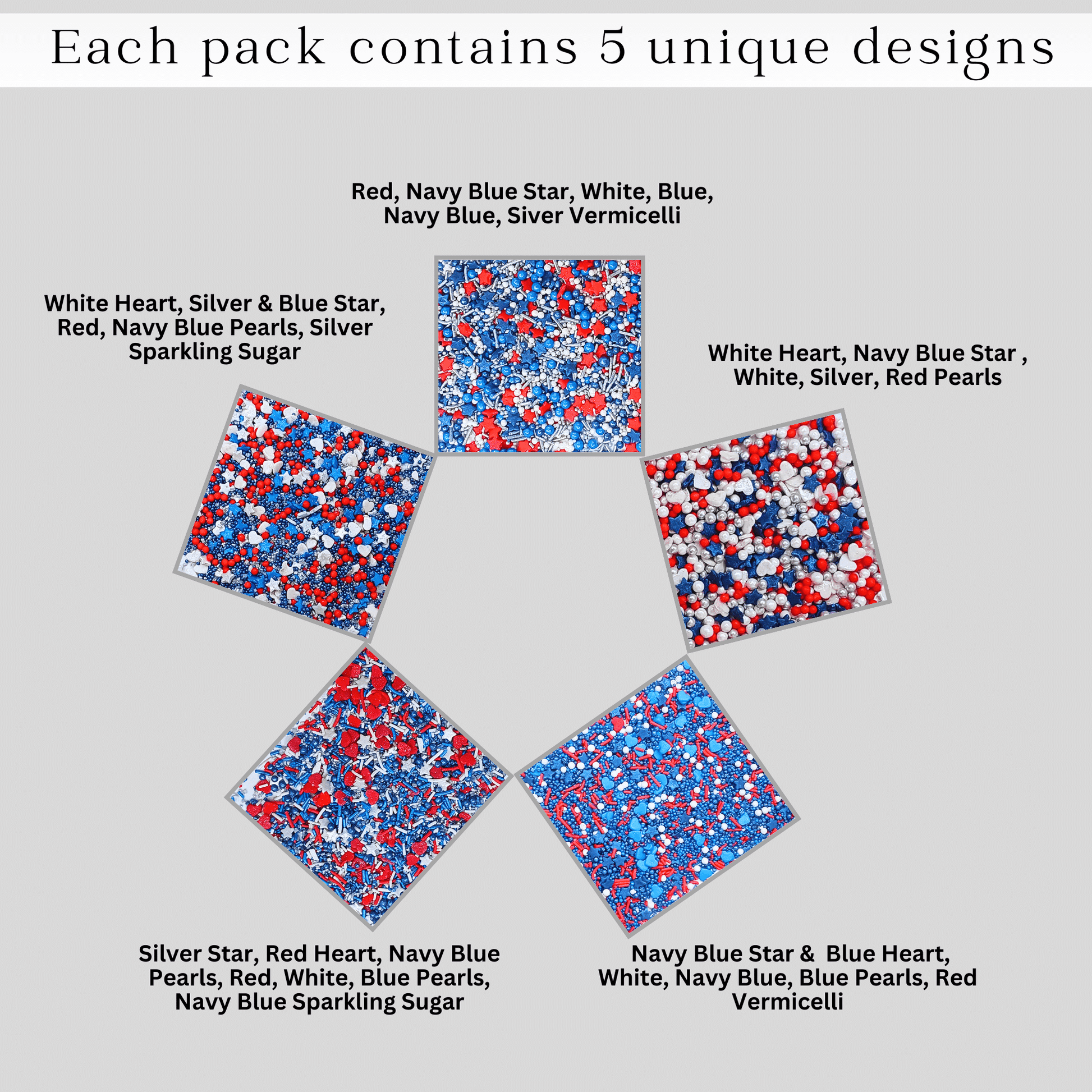 Confect Hero's Triumph Patriotic Sprinkles