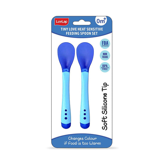 LuvLap Tiny Love Heat Sensitive Baby Feeding Spoons Set - Grab2buy