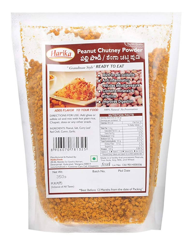Harika Peanut Chutney Powder - Grab2buy