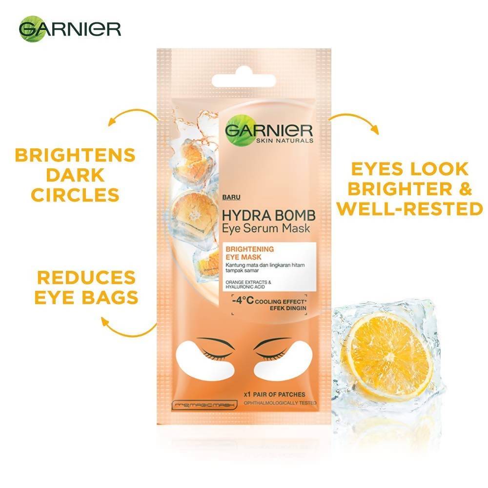 Garnier Hydra Bomb Eye Serum Orange Mask 