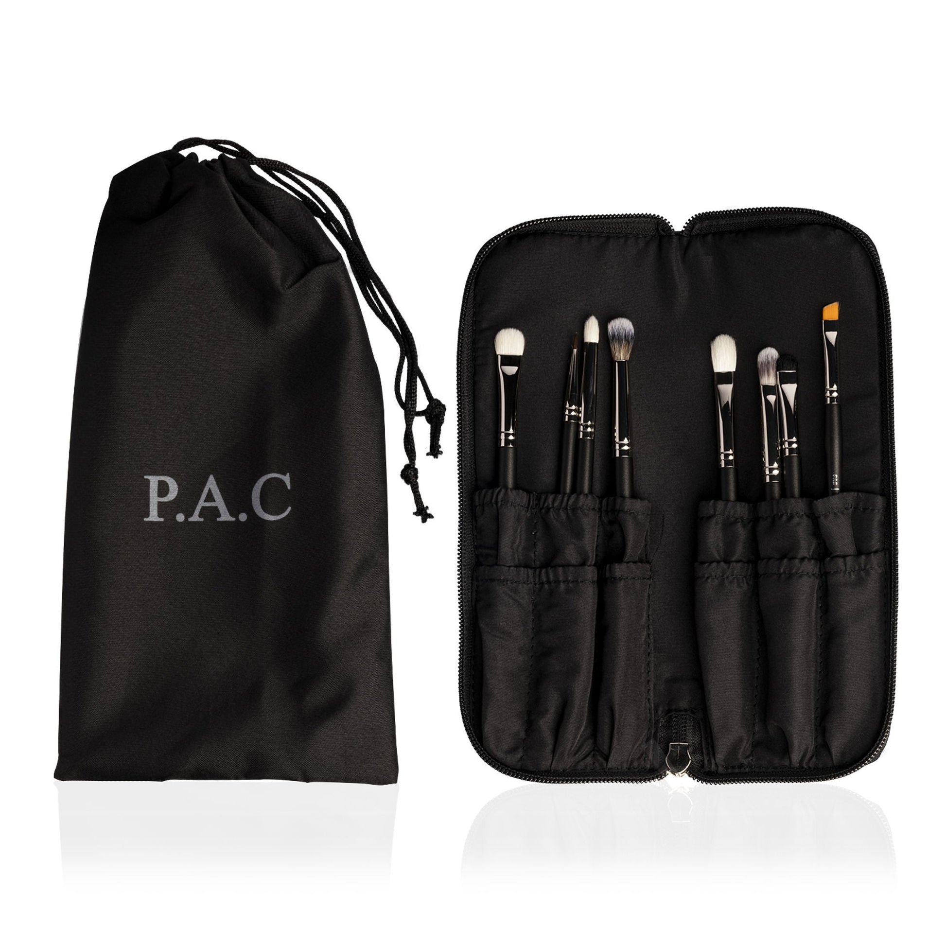 PAC Studio Eye Series Brush Set (8 Brushes) with Cleaner Combo