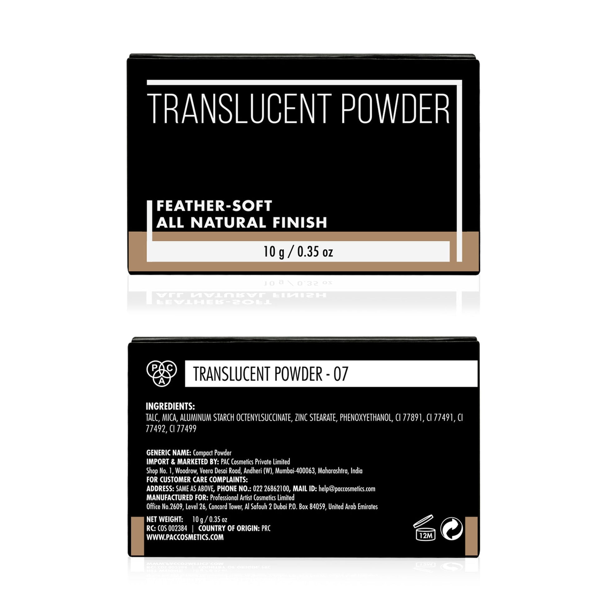 PAC Studio Translucent Powder - 07