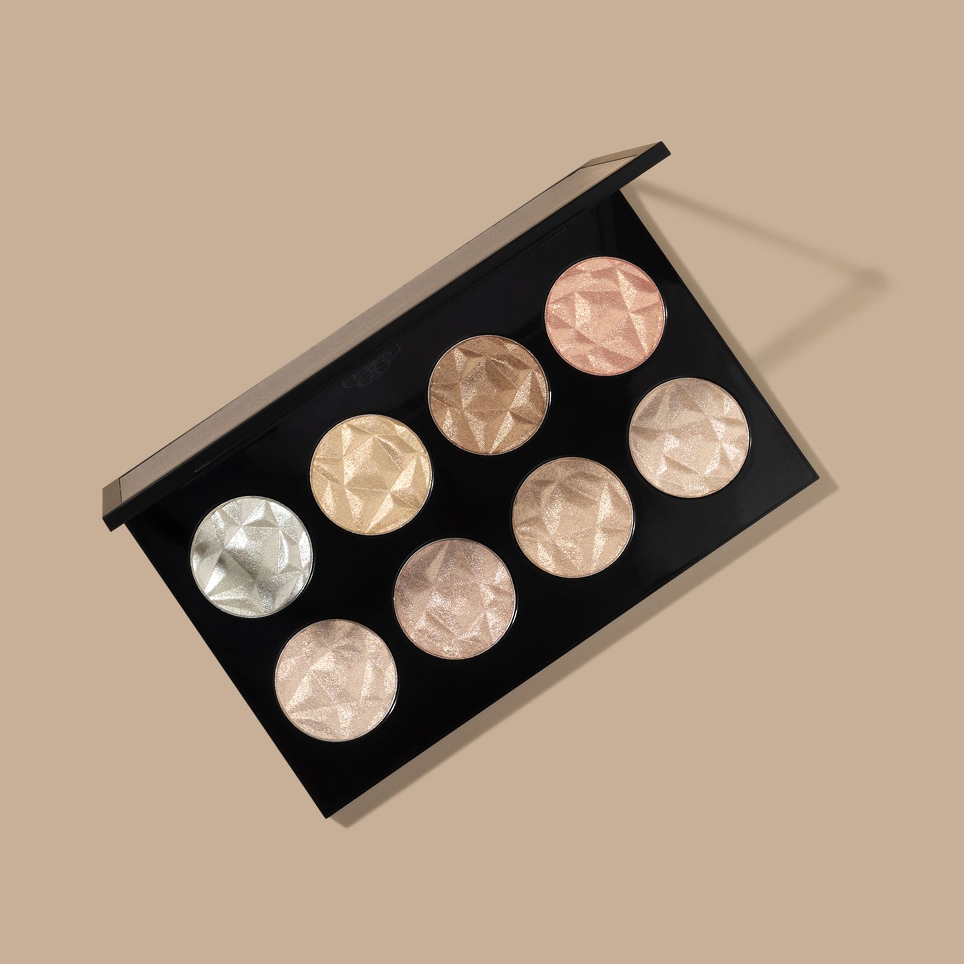 PAC Studio Glowing Goddess Highlighter Palette - Intense Glow, Silky Smooth Micro Pearls, Blends Seamlessly