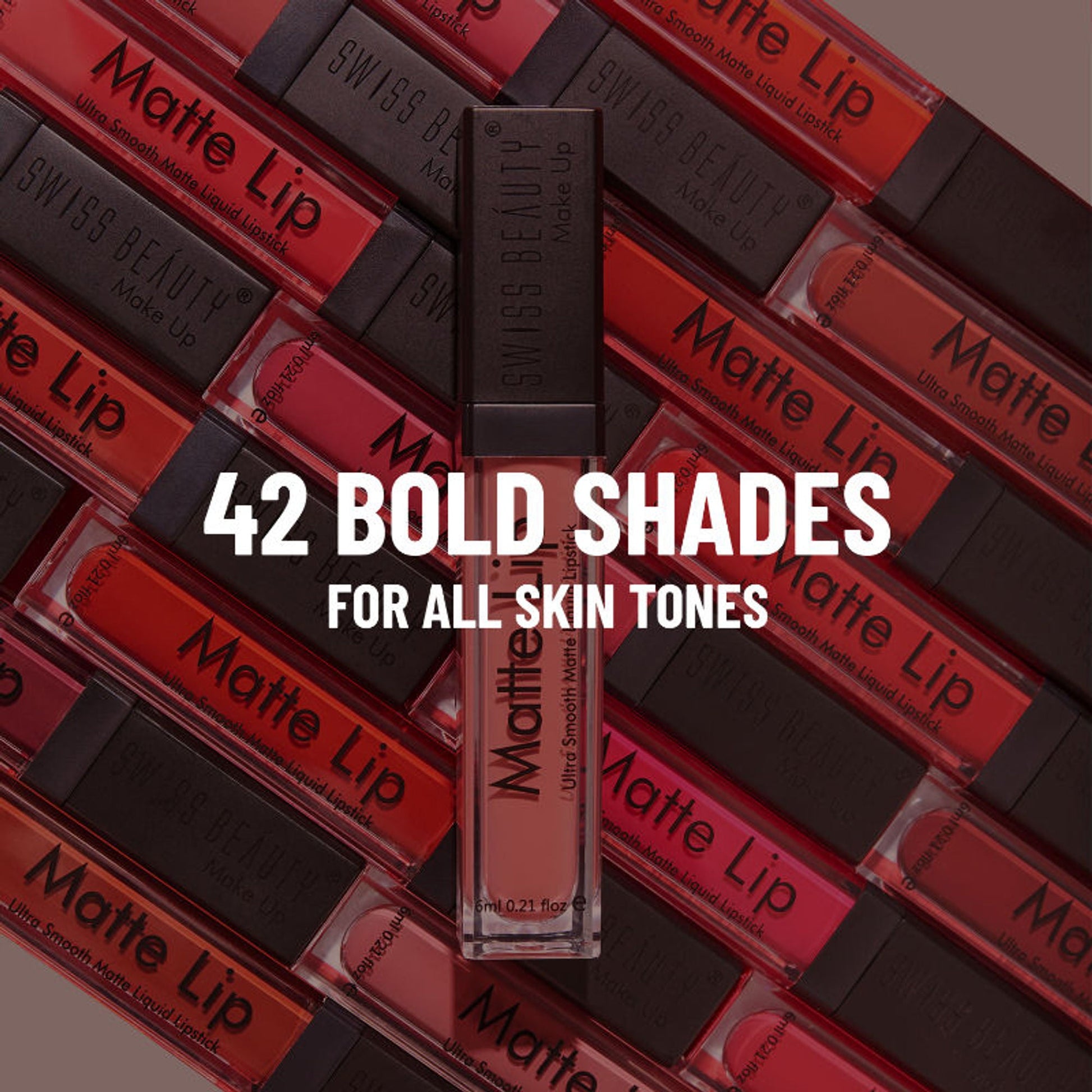 Swiss Beauty Ultra Smooth Matte Liquid Lipstick - 19 Deep Maroon