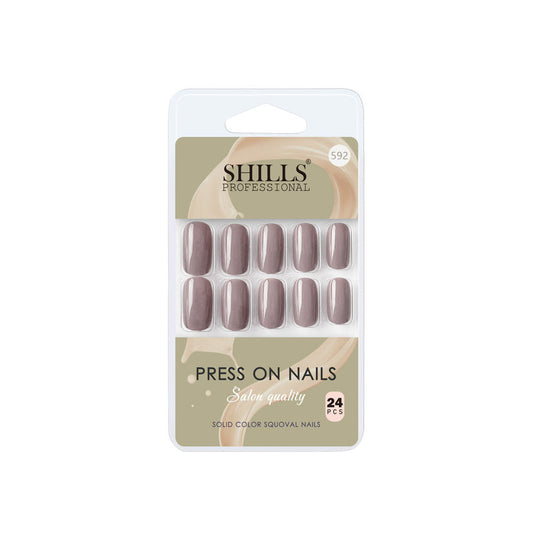 Shills Professional Reusable Press On Nails Square - SPN592