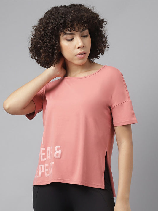 MKH Typography Printed Dri-FIT Sports T-shirt 