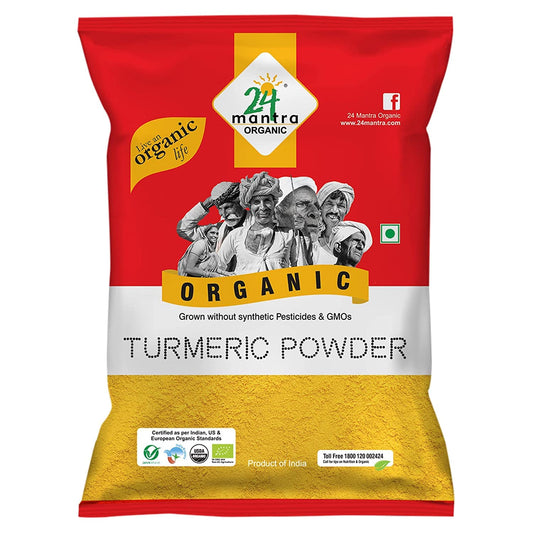 24 Mantra Organic Turmeric Powder - Grab2buy