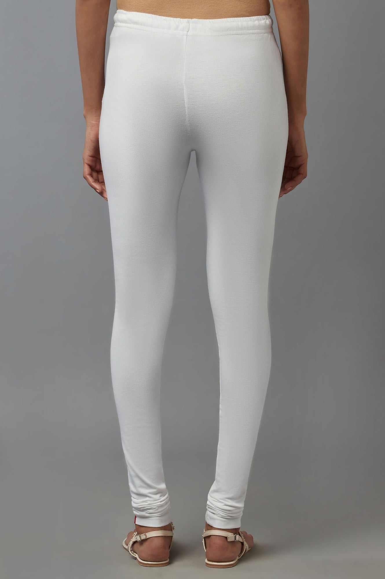 W for Woman Combo Pack Of Black And White Solid Churidar