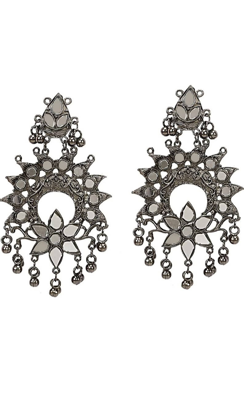 Mominos Fashion Traditional Mirror Design Necklace Set Mangalsutra - Grab2buy
