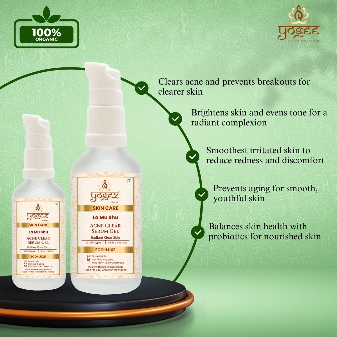 Yogez La Mu Shu Acne Clear Serum Gel  Grab2Buy Yogez Grab2Buy