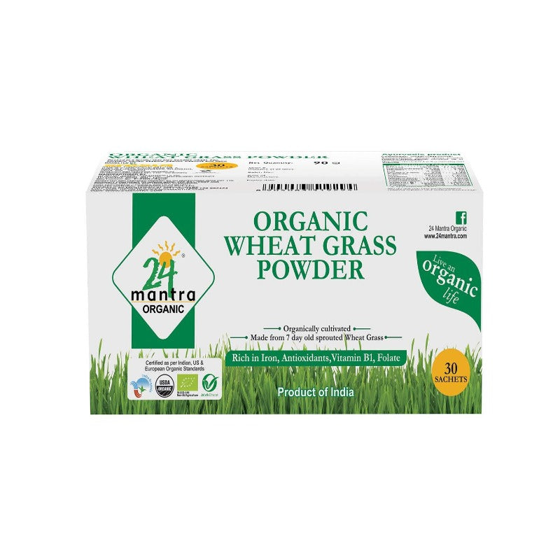 organic wheat grass powder
