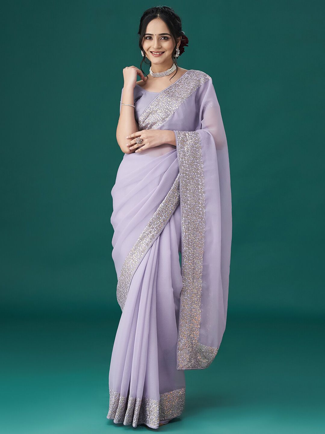 kasee Embroidered Sequinned Sarees