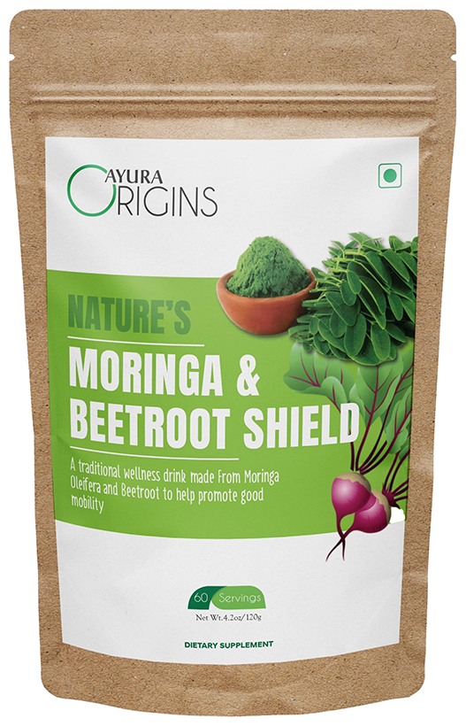 Ayura Origins Nature's Moringa & Beetroot Shield Powder 