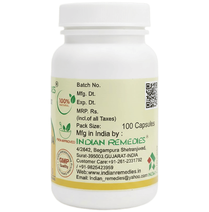Indian Remedies Extract Of Ashwagandha Capsules 