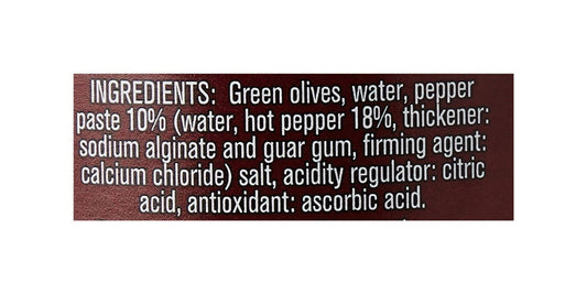 Borges Hot Pepper Stuffed Green Olives