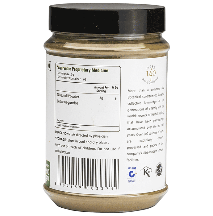 Bixa Botanical Nirgundi Powder 