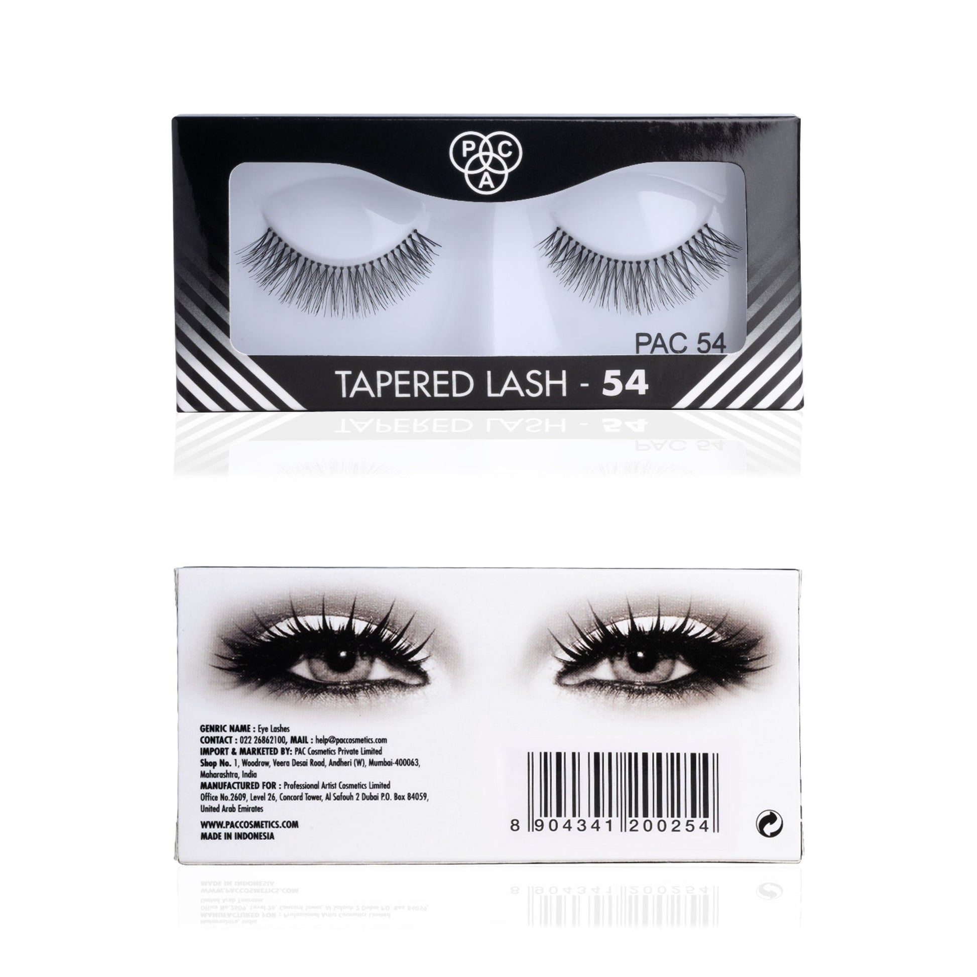 PAC Studio Tapered Lash 54 - Handmade Natural Looking, Reusable up to 12x, Seamlessly Blends with Lashes
