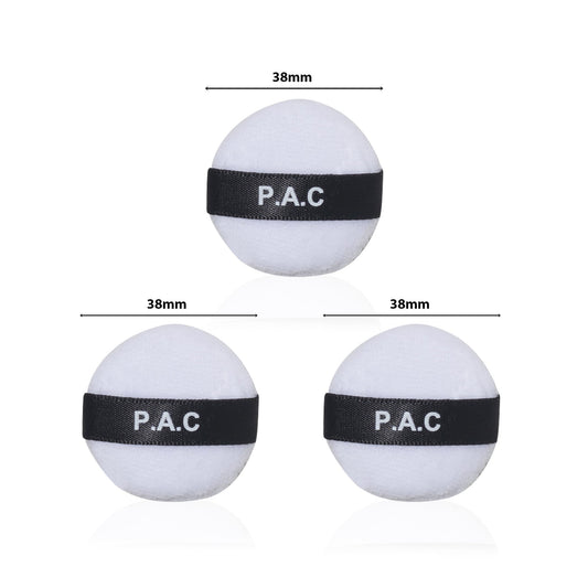 PAC Studio Mini Cotton Puff Round White 3 Pcs