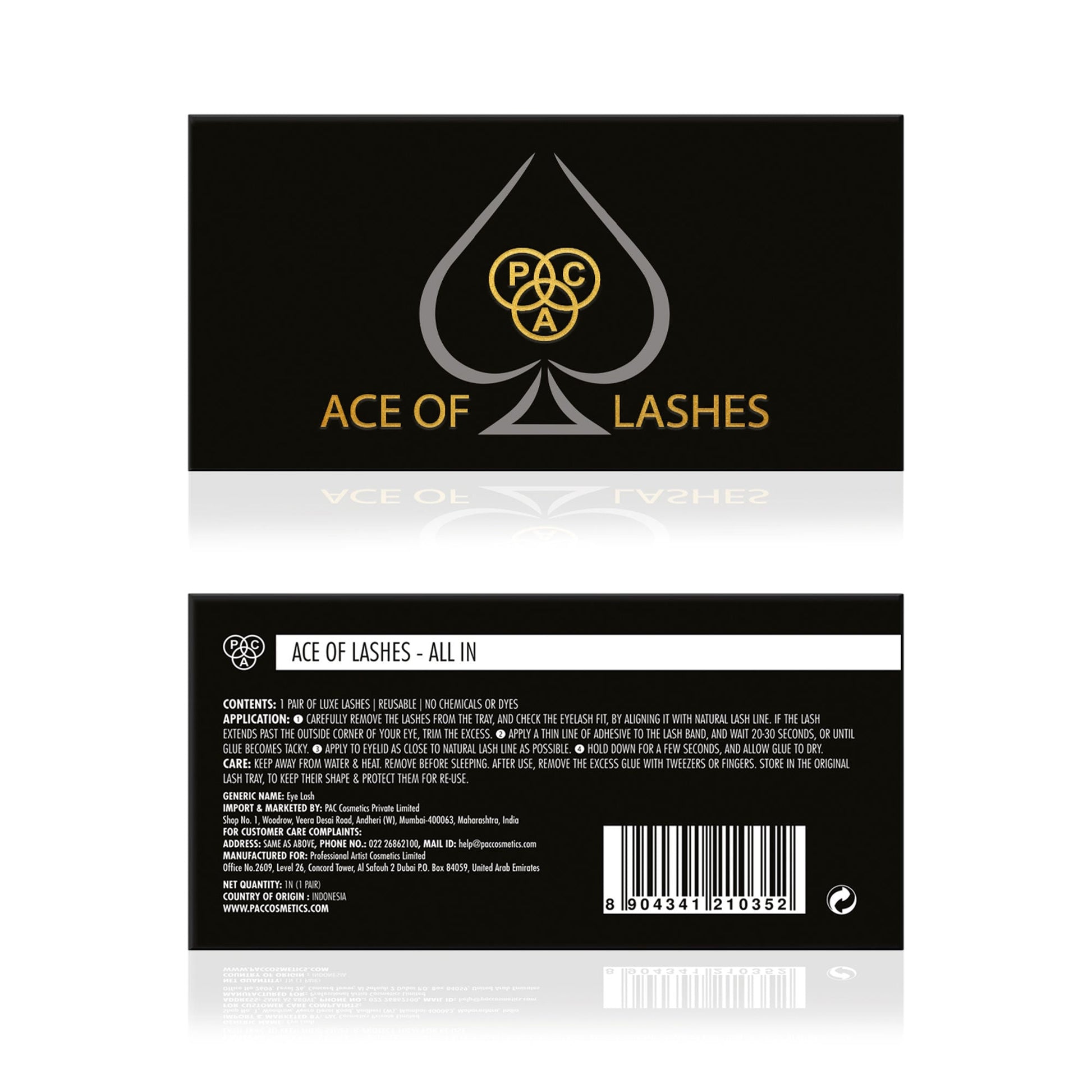PAC Studio Ace Of Lashes - All In