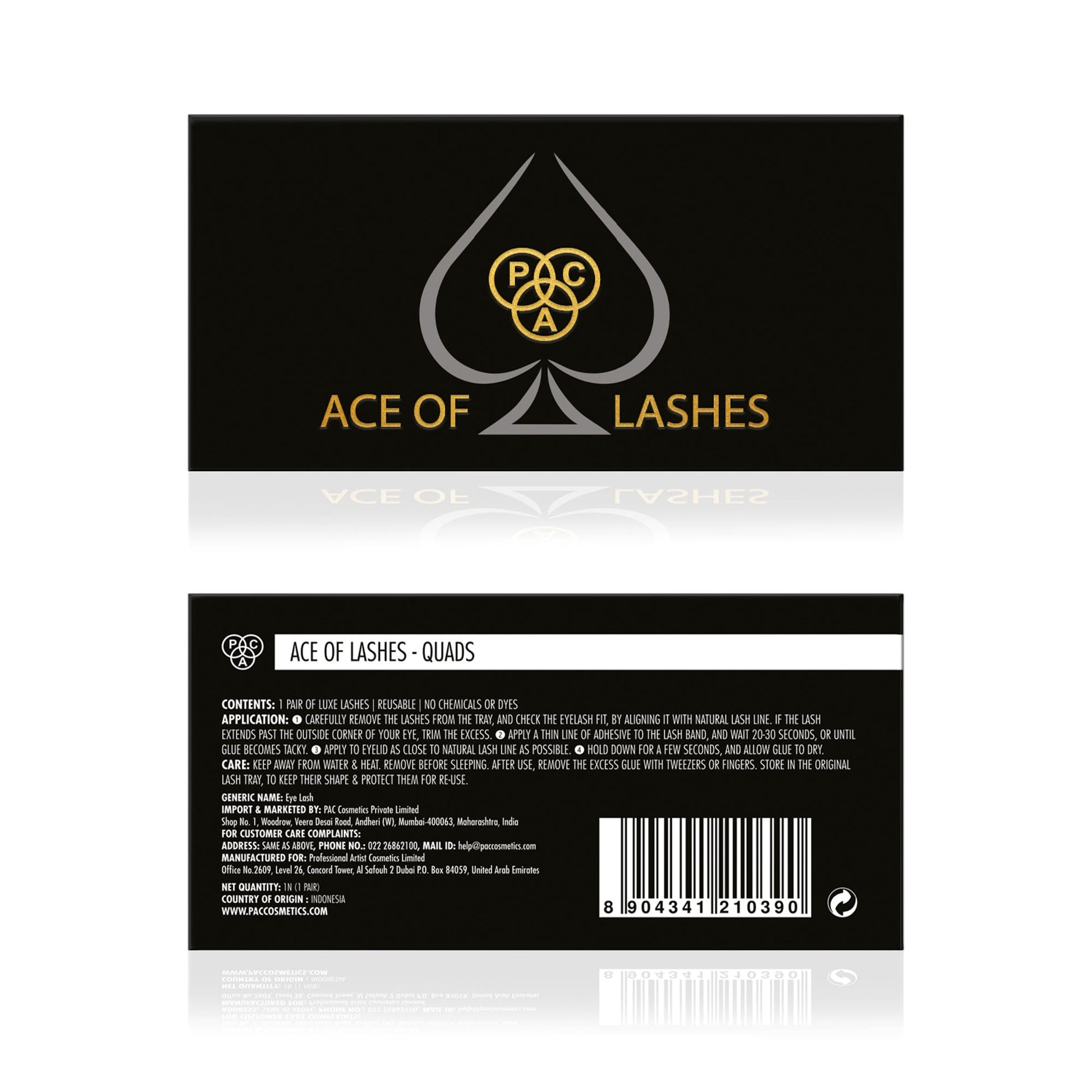 PAC Studio Ace Of Lashes - Quads