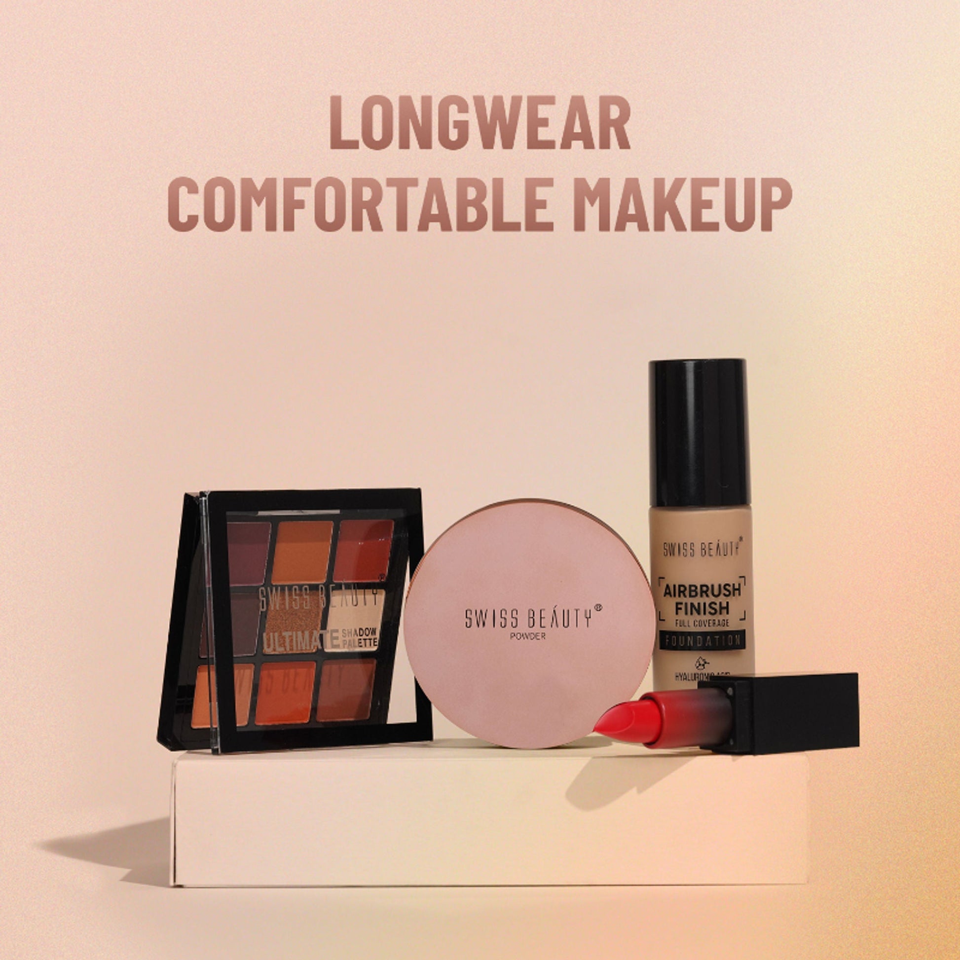 Swiss Beauty Silky & Smooth Oil Control Powder - 3 Skin Color