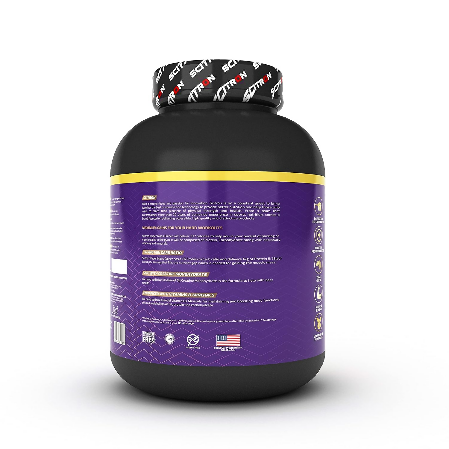 Scitron Nitro Series Hyper Mass Gainer Milk Chocolate