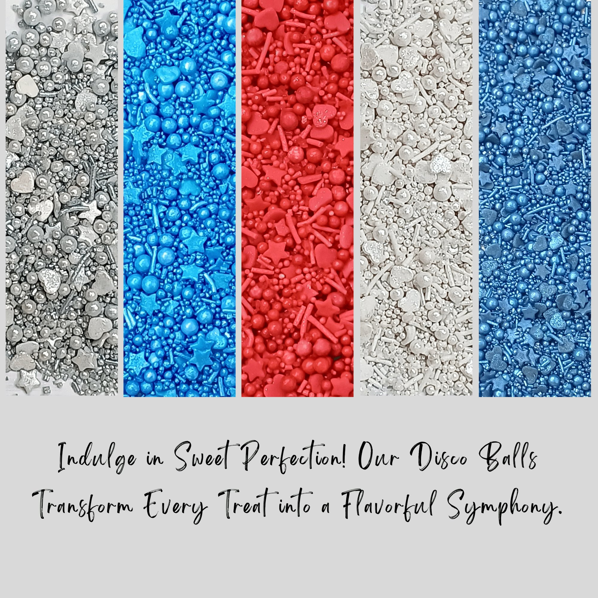 Confect Mix Red, White & Blue Sprinkles | Marvelous Mix Patriotic Sprinkles
