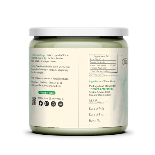 Ayurvedix Organic Wheatgrass Powder 
