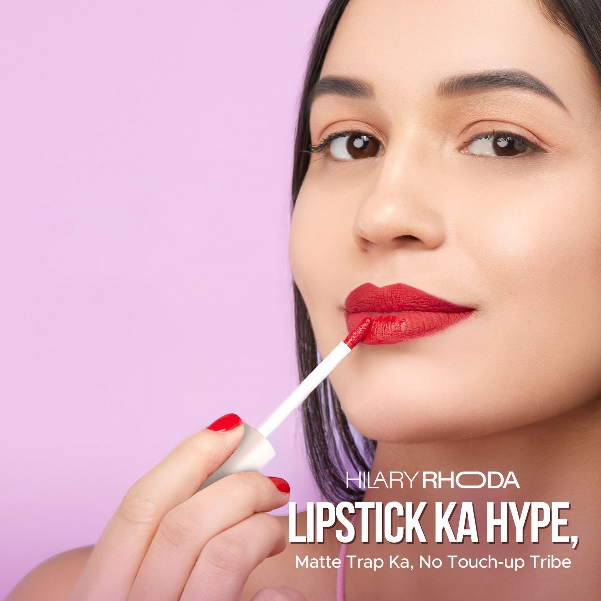 Hilary Rhoda Matte Trap Liquid Lipstick - Sensational Wine 17
