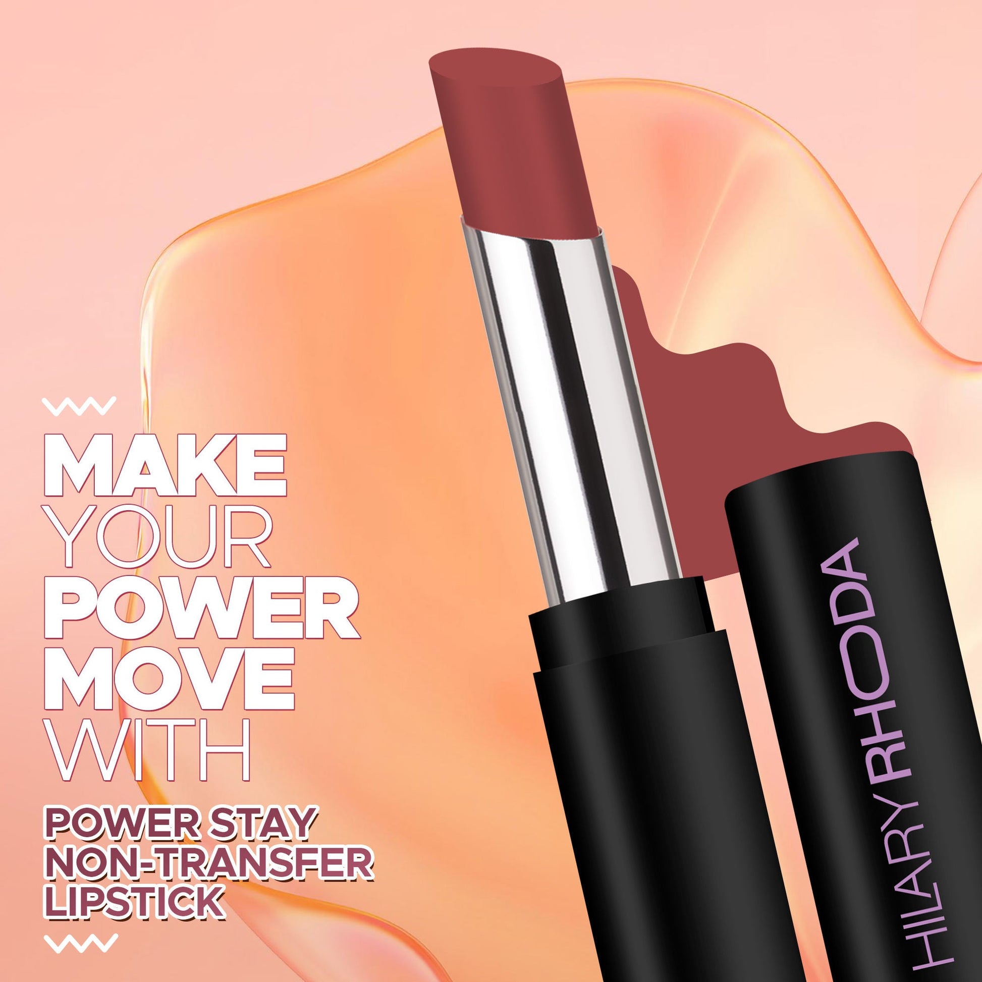 Hilary Rhoda Power Stay Non Transfer Lipstick - My Pink 03
