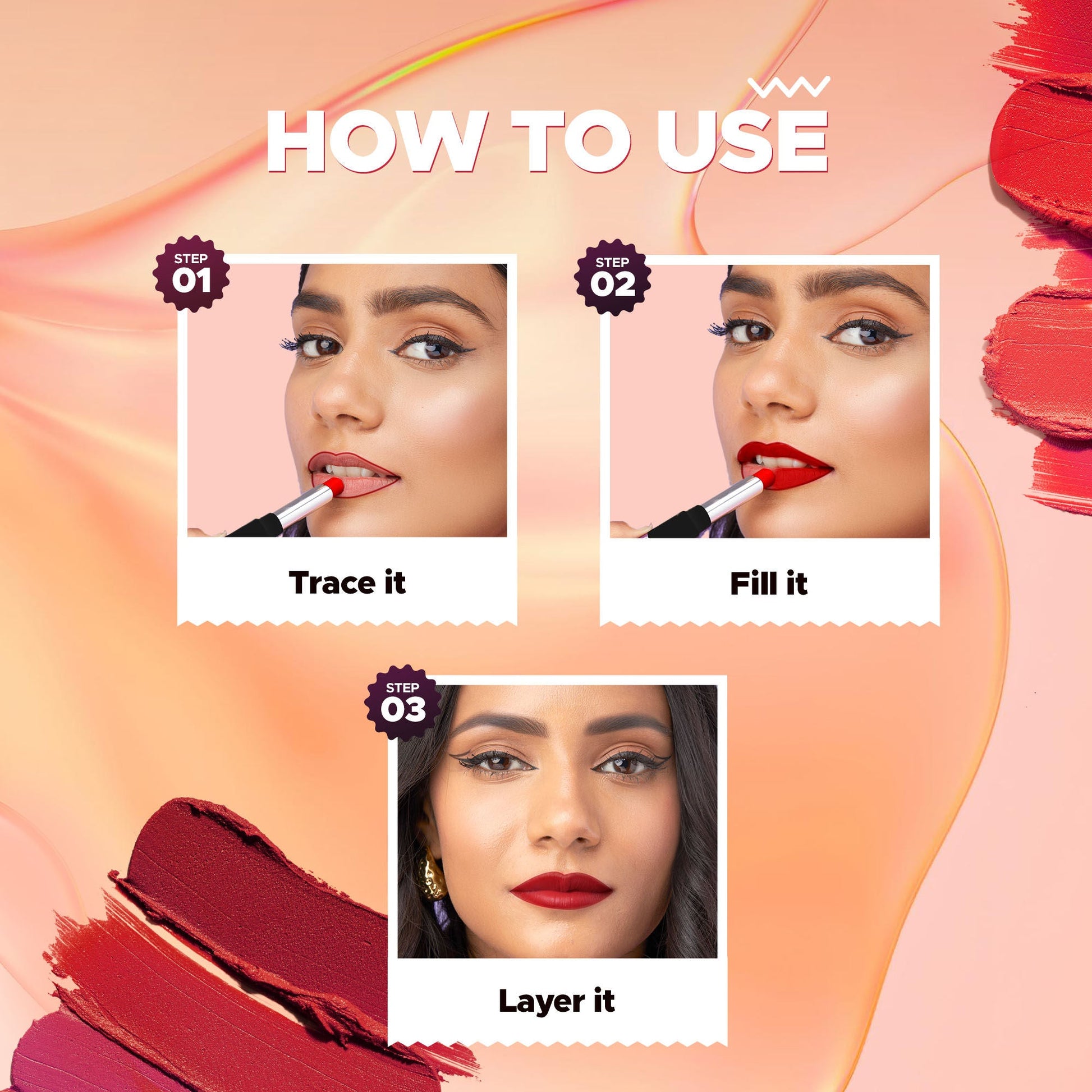 Hilary Rhoda Power Stay Non Transfer Lipstick - Royal Maroon 18