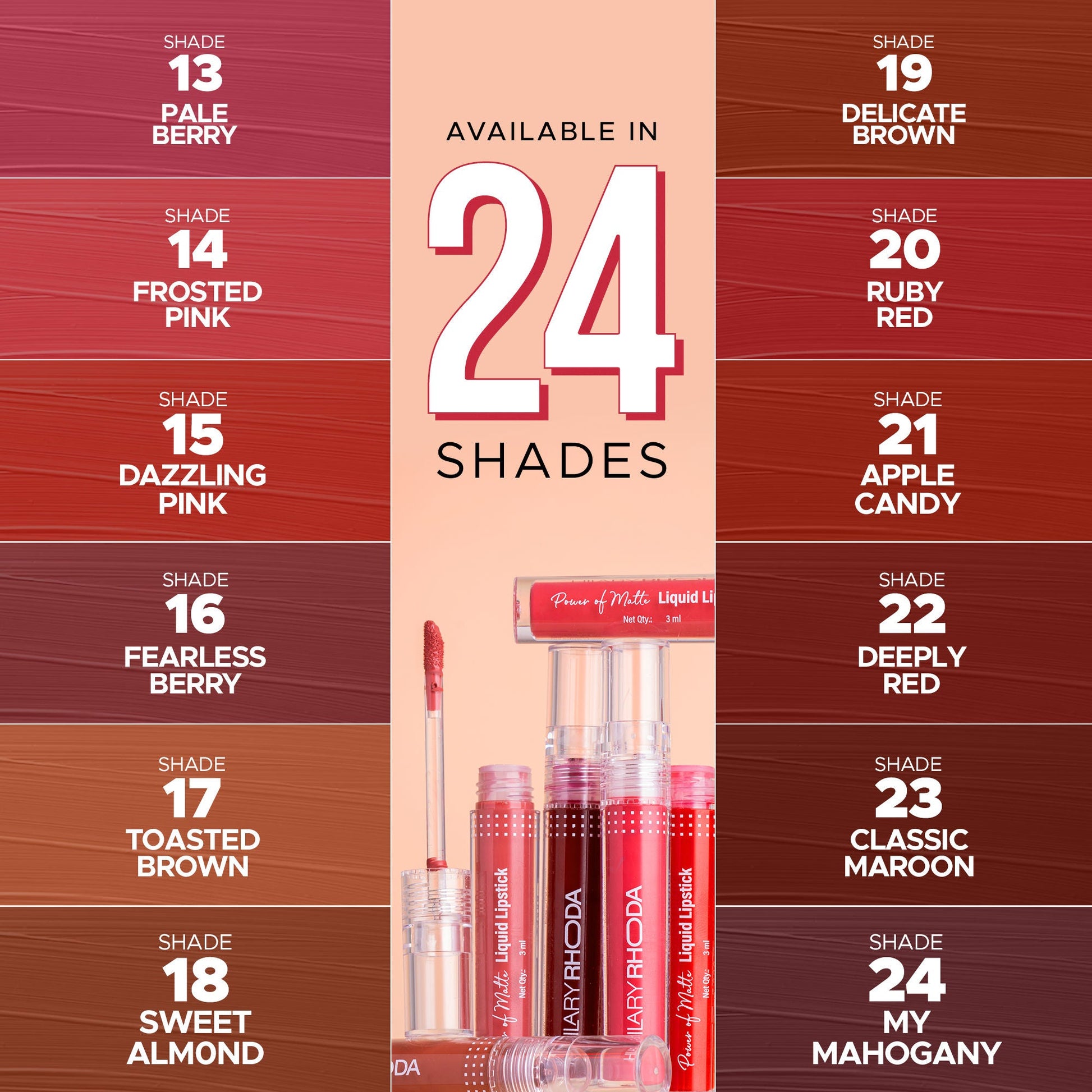 Hilary Rhoda Power Of Matte Liquid Lipstick - Tinted Nude 04