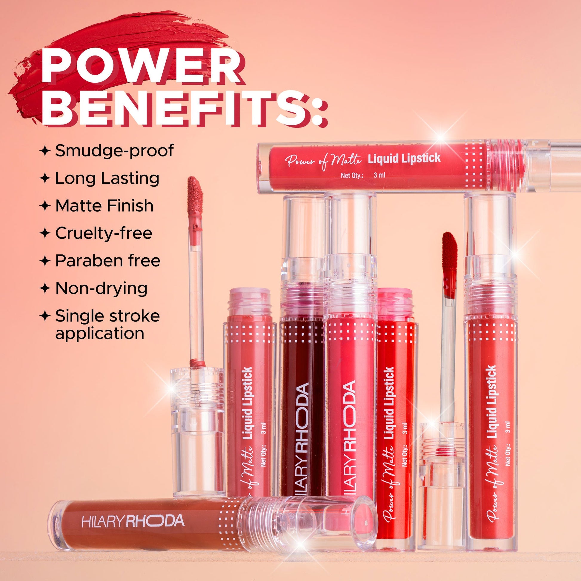 Hilary Rhoda Power Of Matte Liquid Lipstick - Apple Candy 21