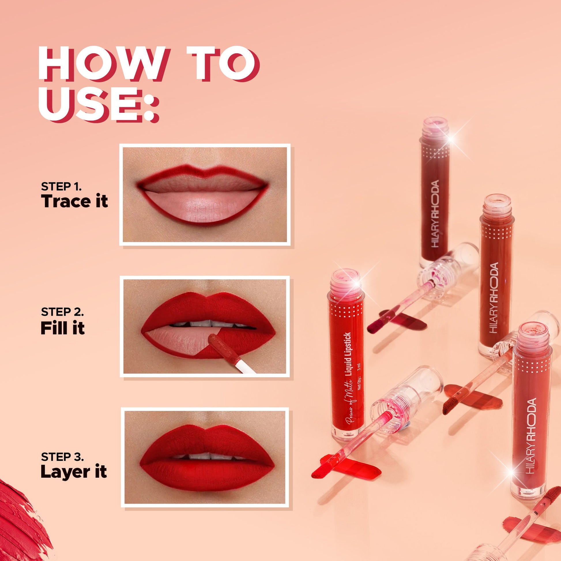 Hilary Rhoda Power Of Matte Liquid Lipstick - Classic Maroon 23