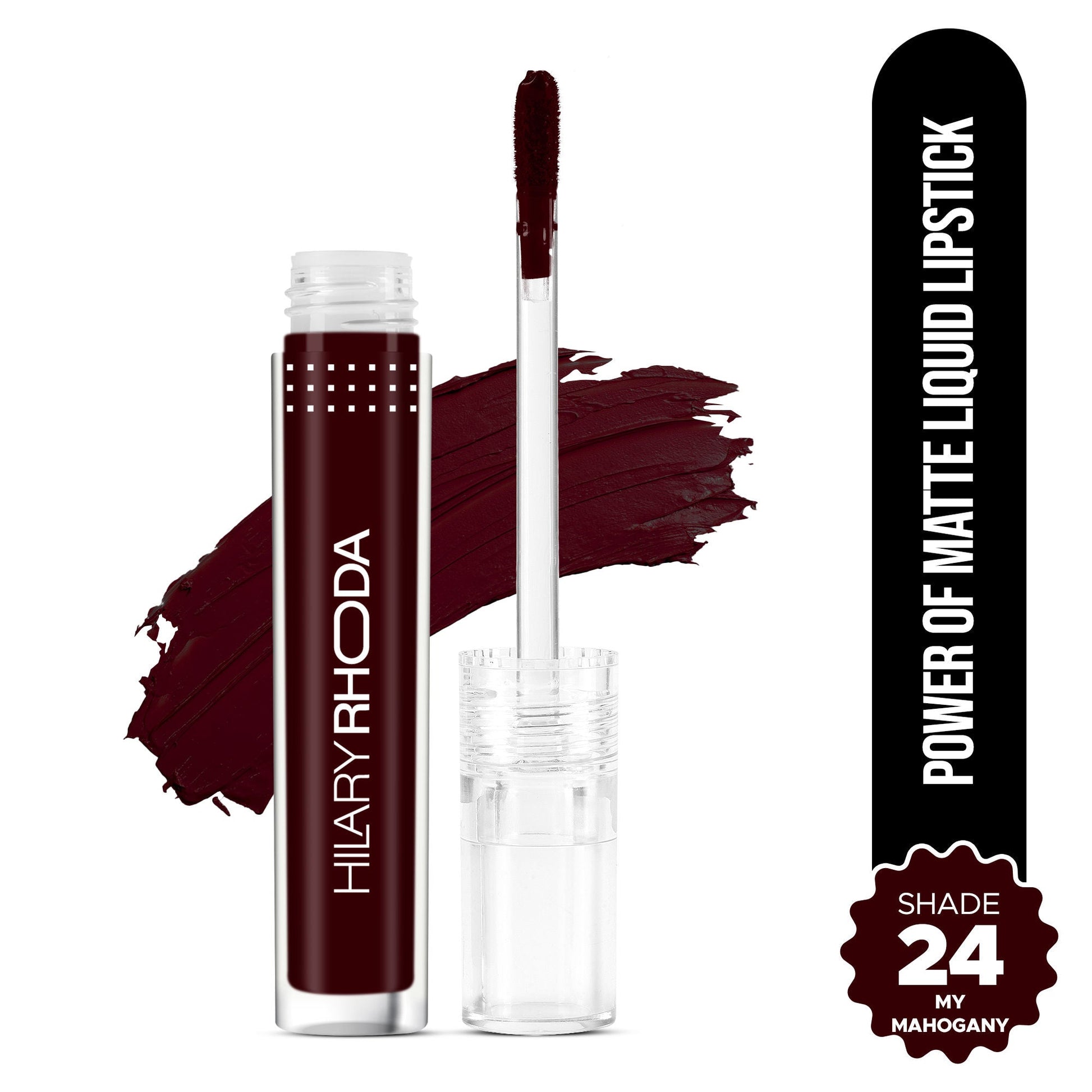 Hilary Rhoda Power Of Matte Liquid Lipstick - My Mahogany 24