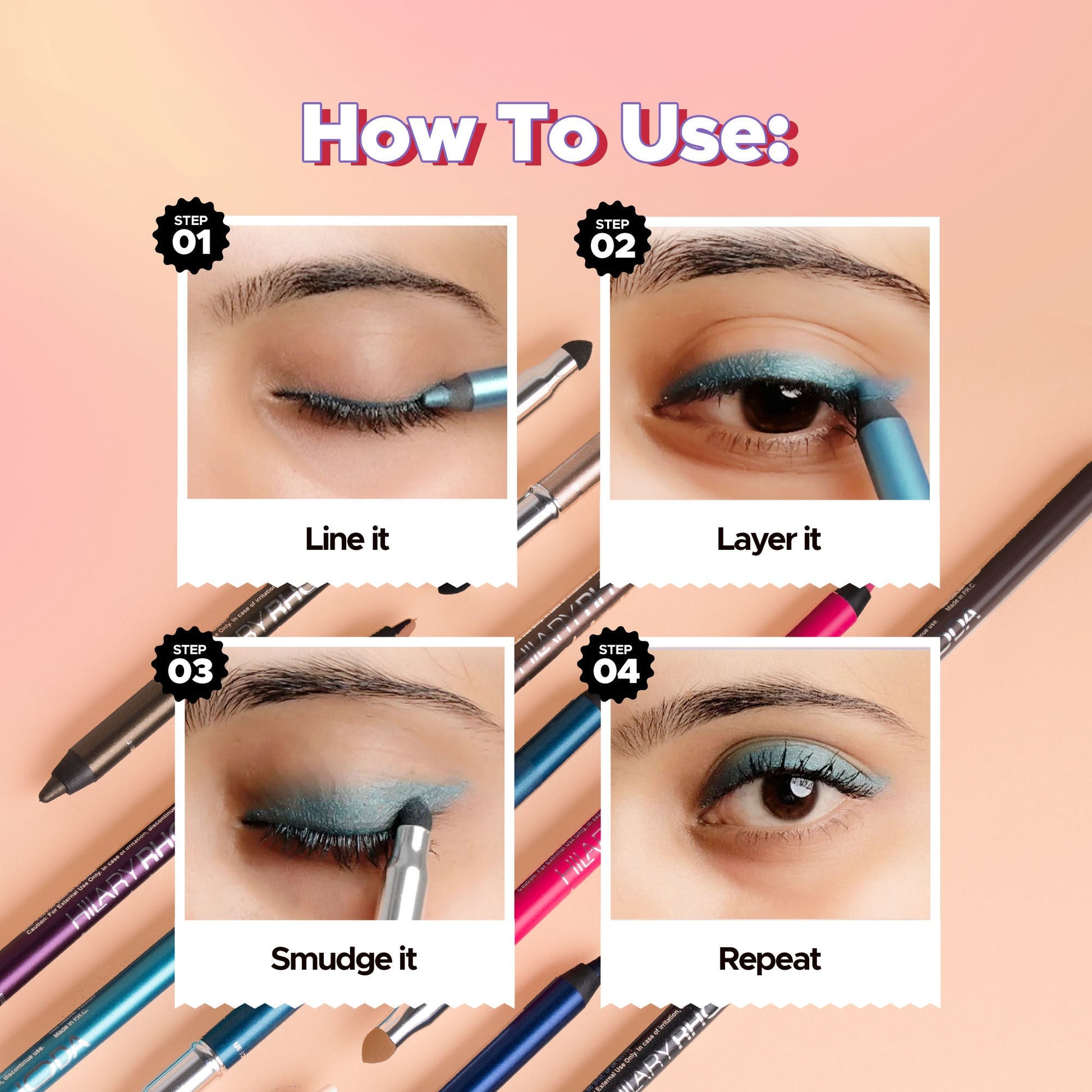 Hilary Rhoda Play N Blend Gel Eyeliner - Black 03