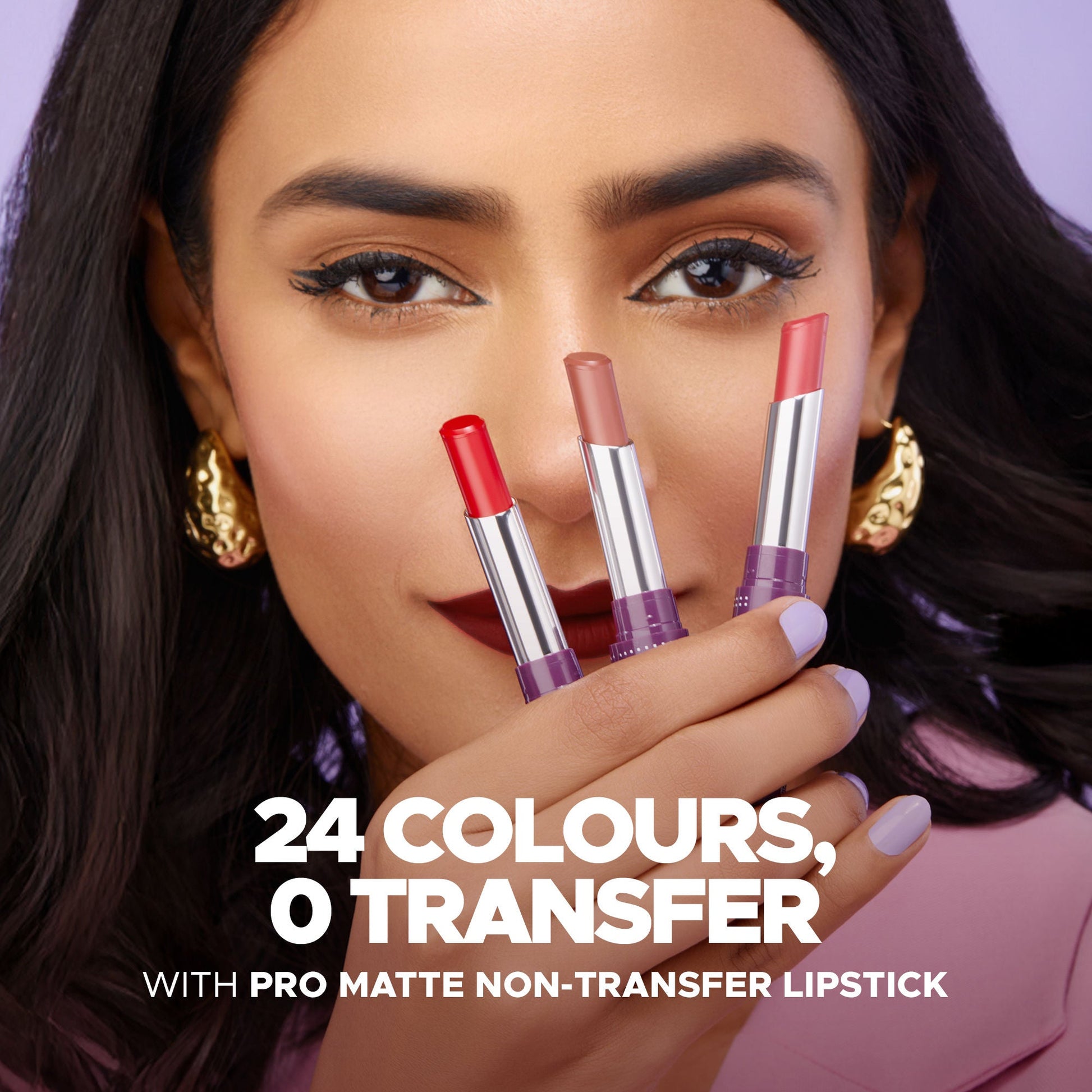 Hilary Rhoda Pro Matte Non-Transfer Waterproof Lipstick - Rose Petal 06