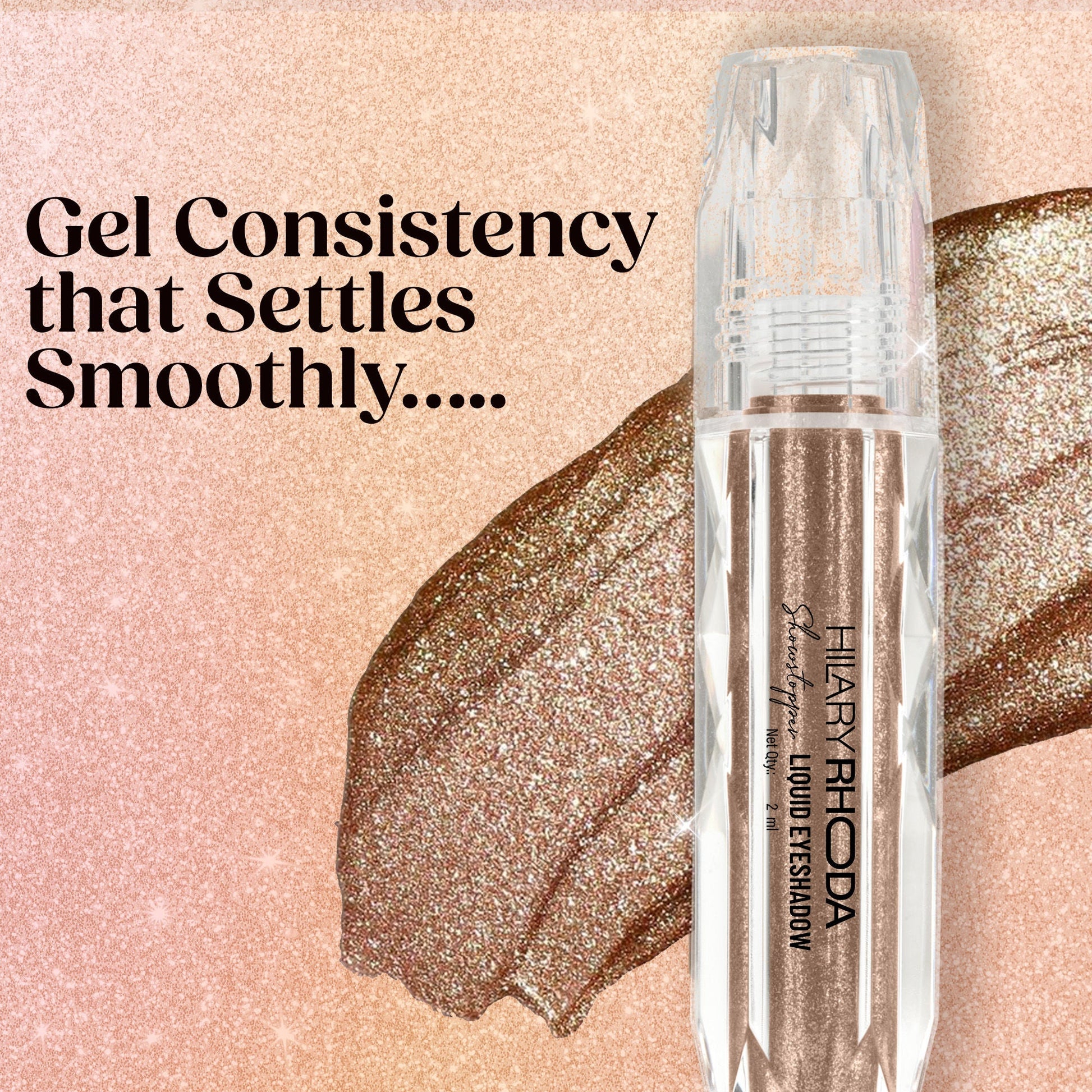 Hilary Rhoda Showstopper Liquid Eyeshadow - Oxidised Silver 04
