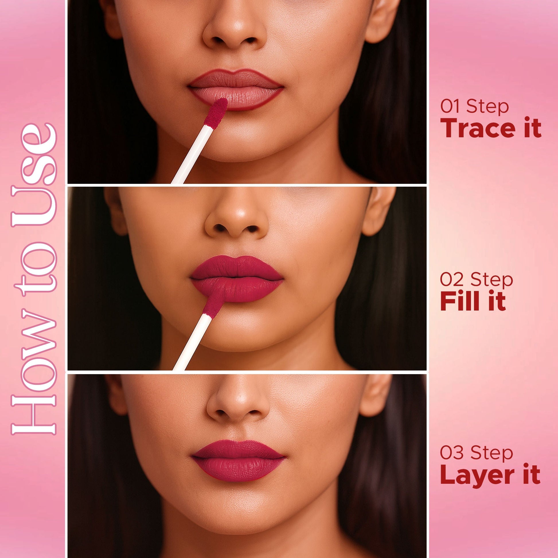Hilary Rhoda Matte Love Non Transfer Liquid Lipstick - Mouve Pink 11