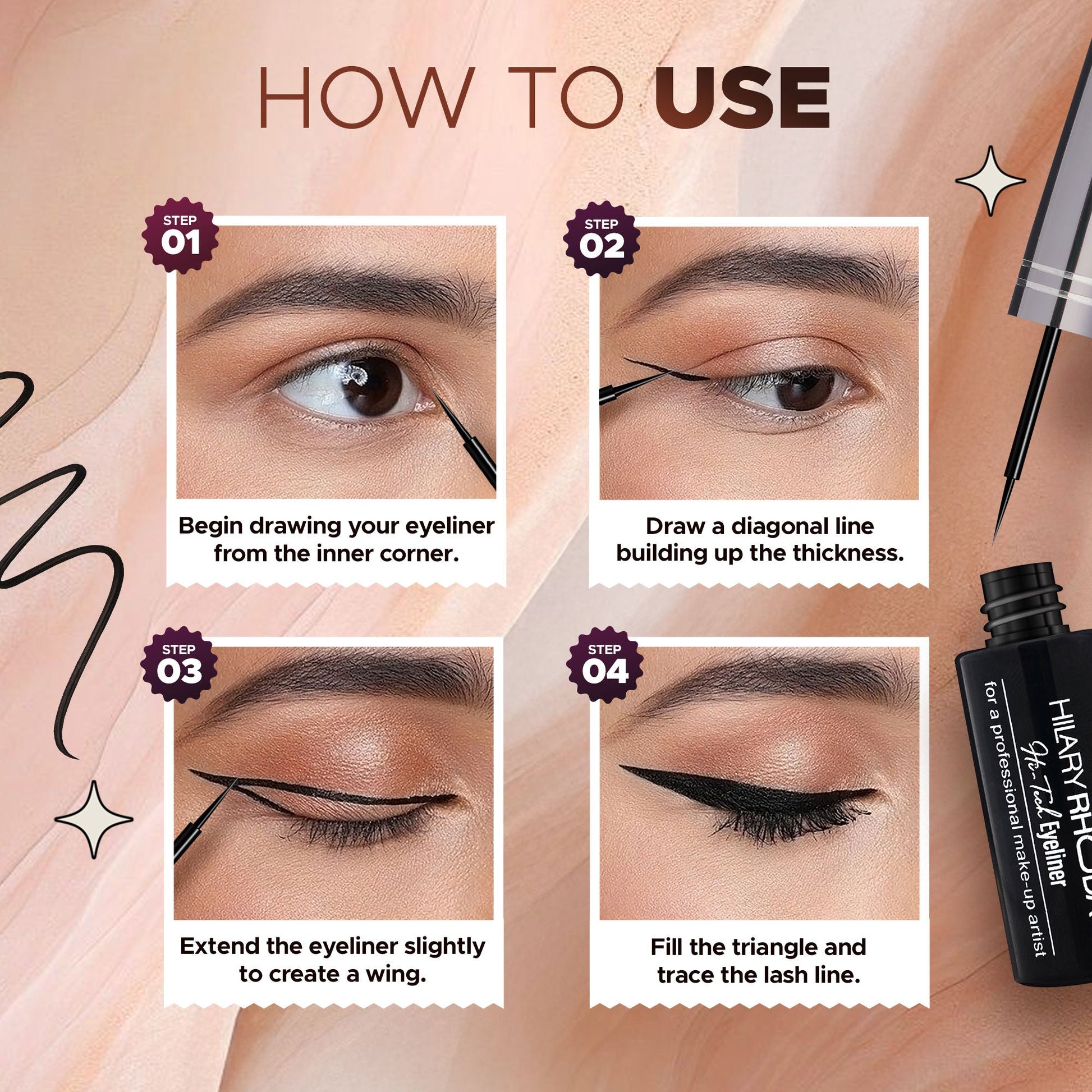 Hilary Rhoda Hi-Tech Waterproof Eyeliner