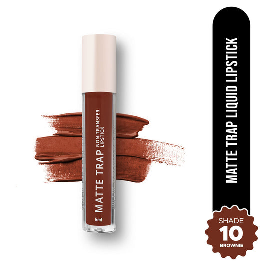 Hilary Rhoda Matte Trap Liquid Lipstick - Brownie 10