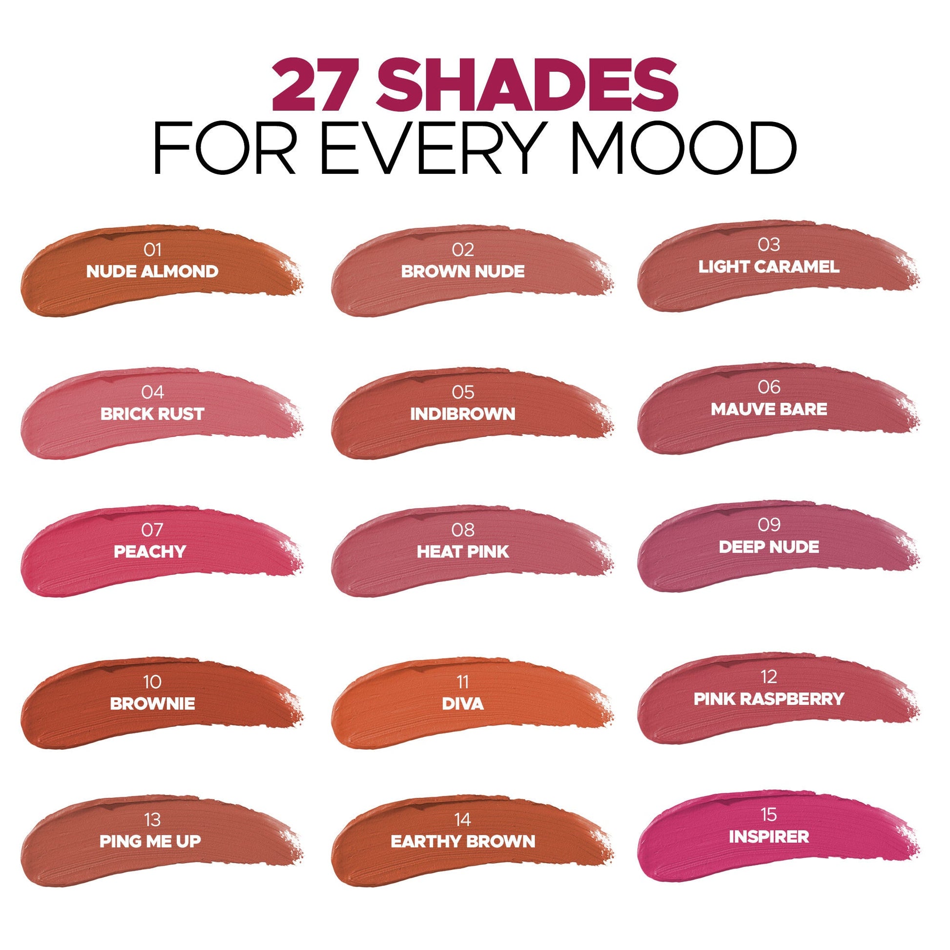 Hilary Rhoda Matte Trap Liquid Lipstick - Earthy Brown 14