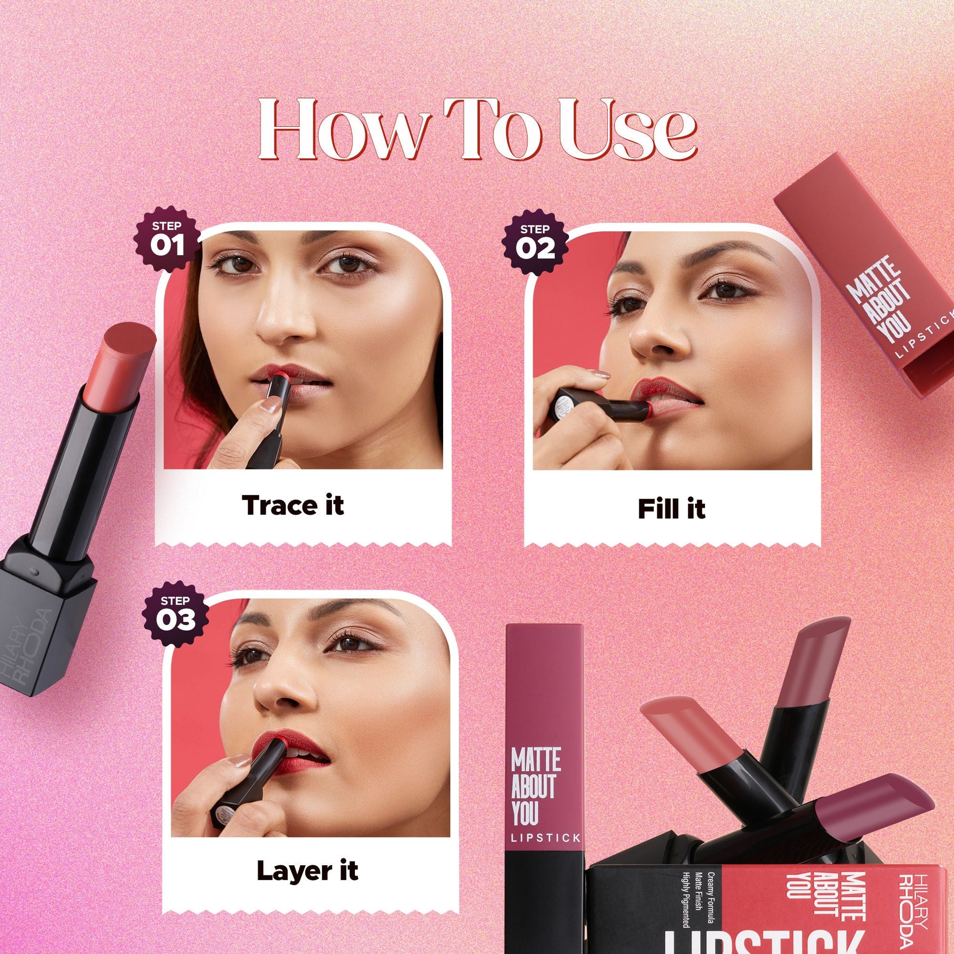 Hilary Rhoda Matte About You Lipstick - Cocoa Crush 11