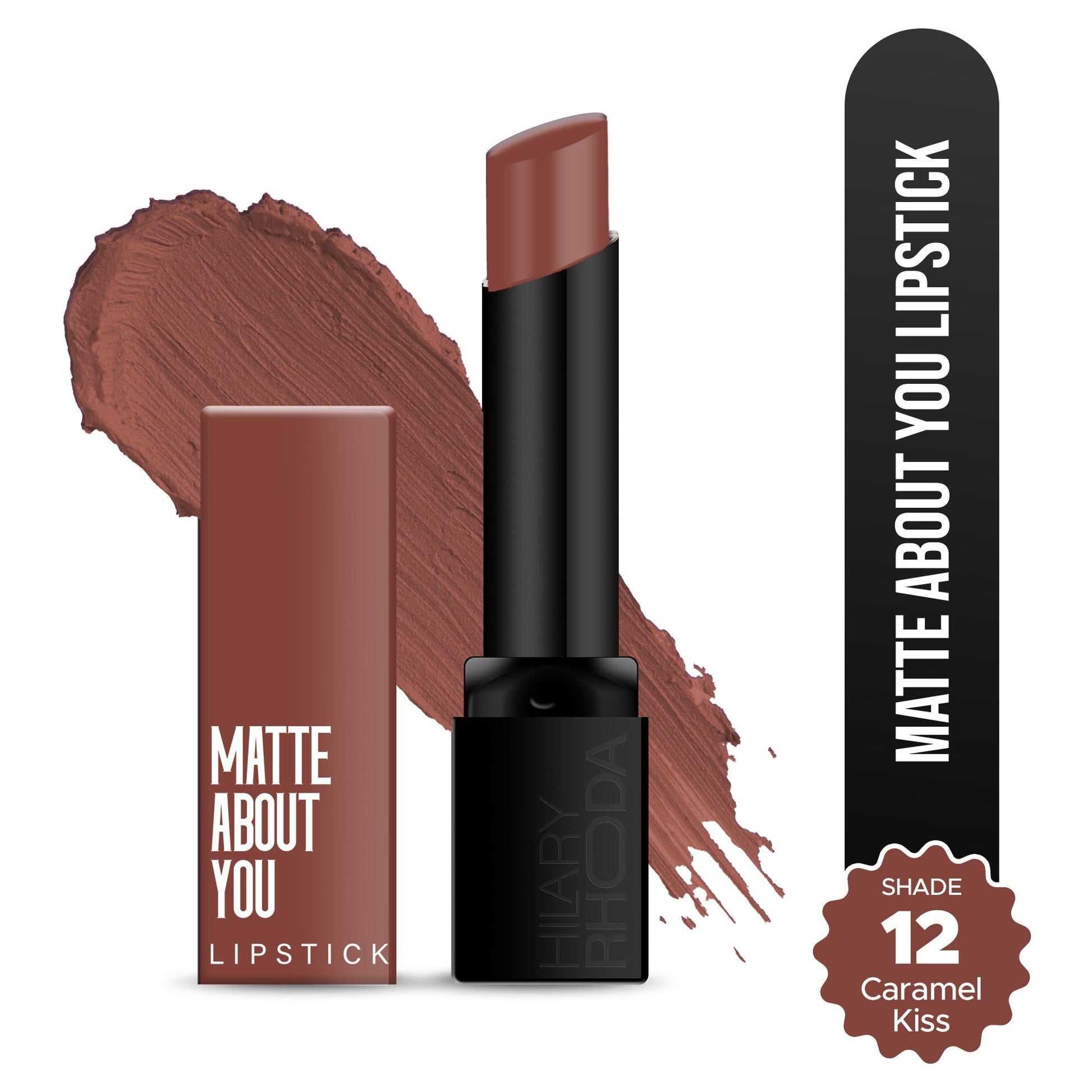 Hilary Rhoda Matte About You Lipstick - Caramel Kiss 12