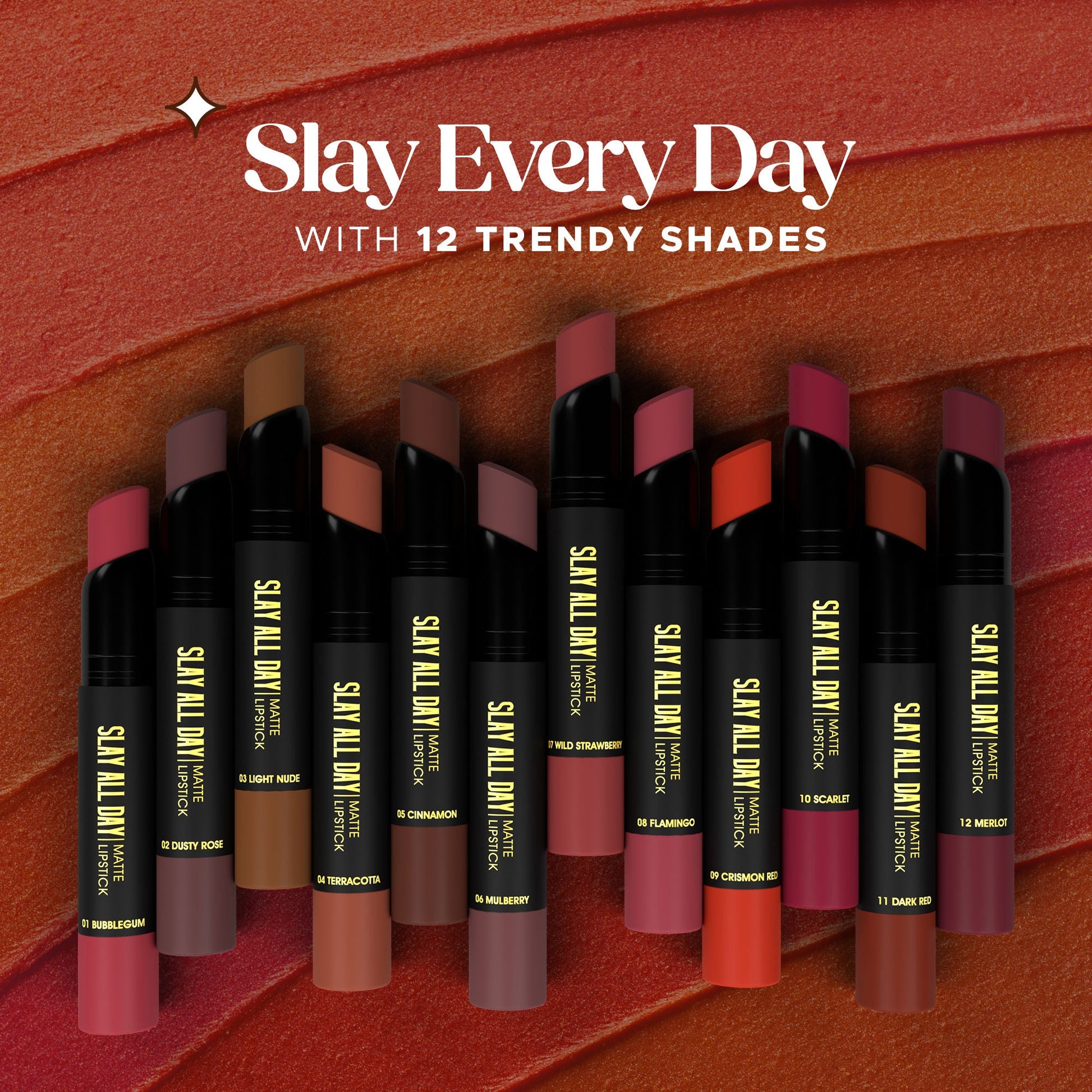 Hilary Rhoda Slay All Day Matte Lipstick - Dusty Rose 02