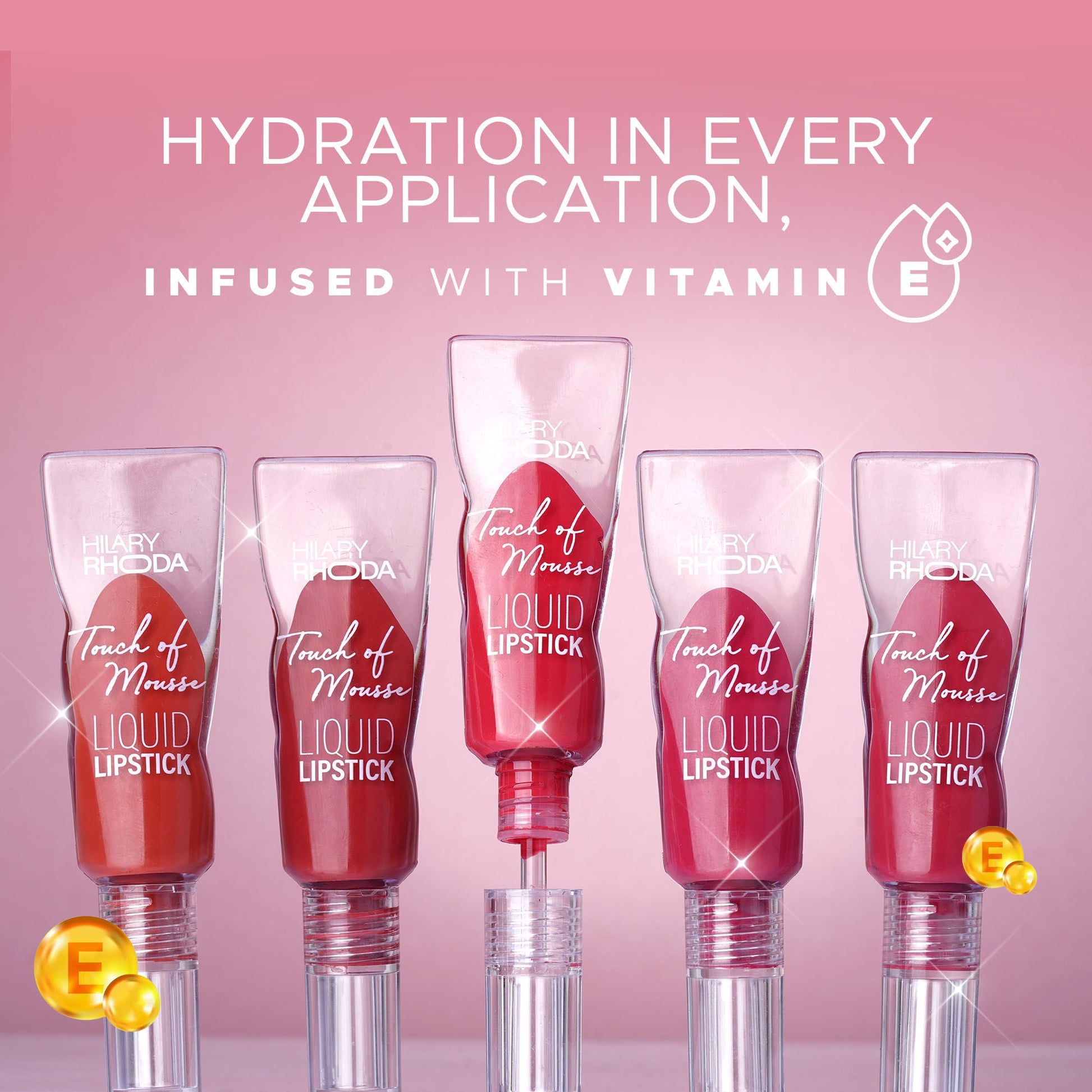 Hilary Rhoda Touch Of Mousse Waterproof Lipstick - My Forever 01