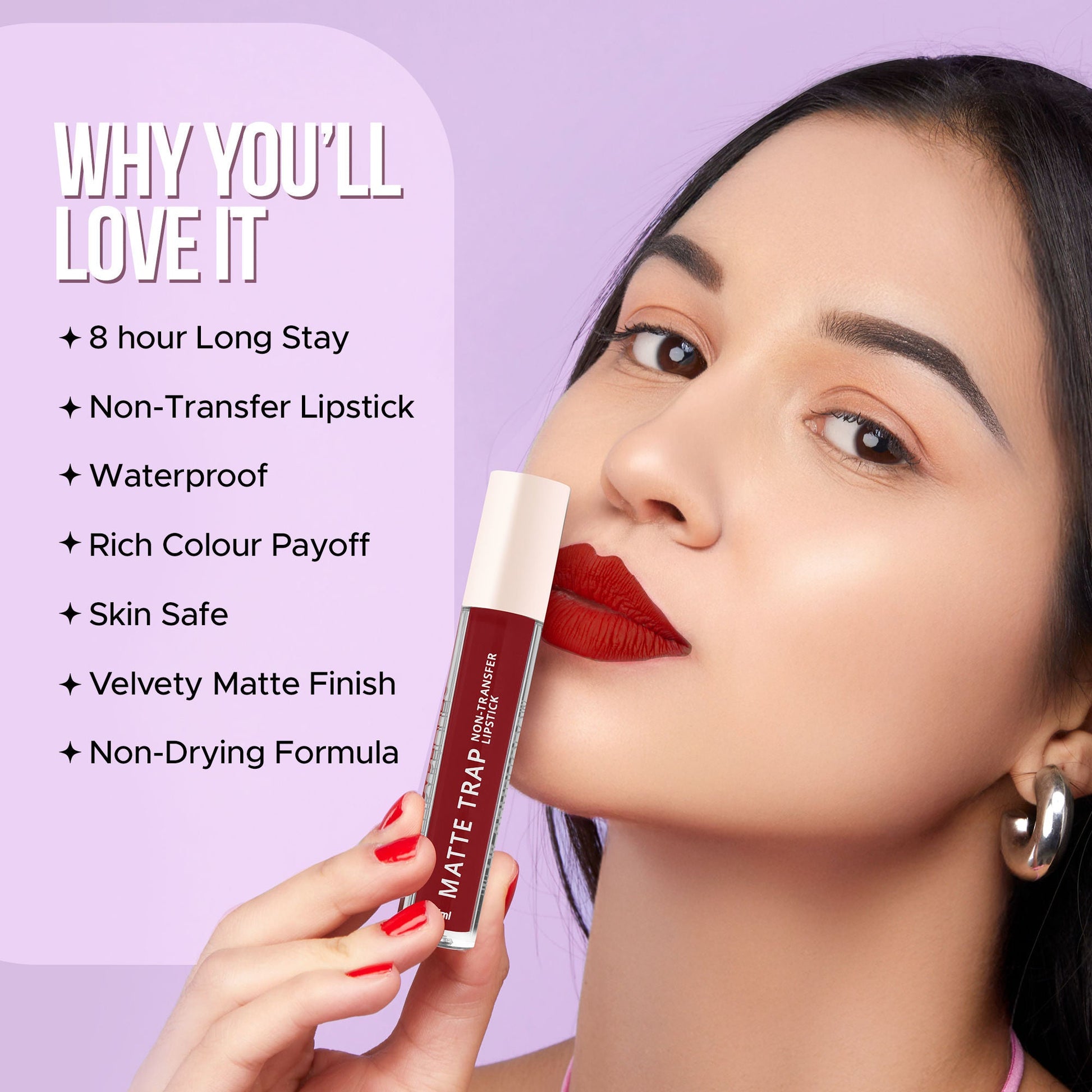 Hilary Rhoda Matte Trap Liquid Lipstick - Rustic Rouge 27
