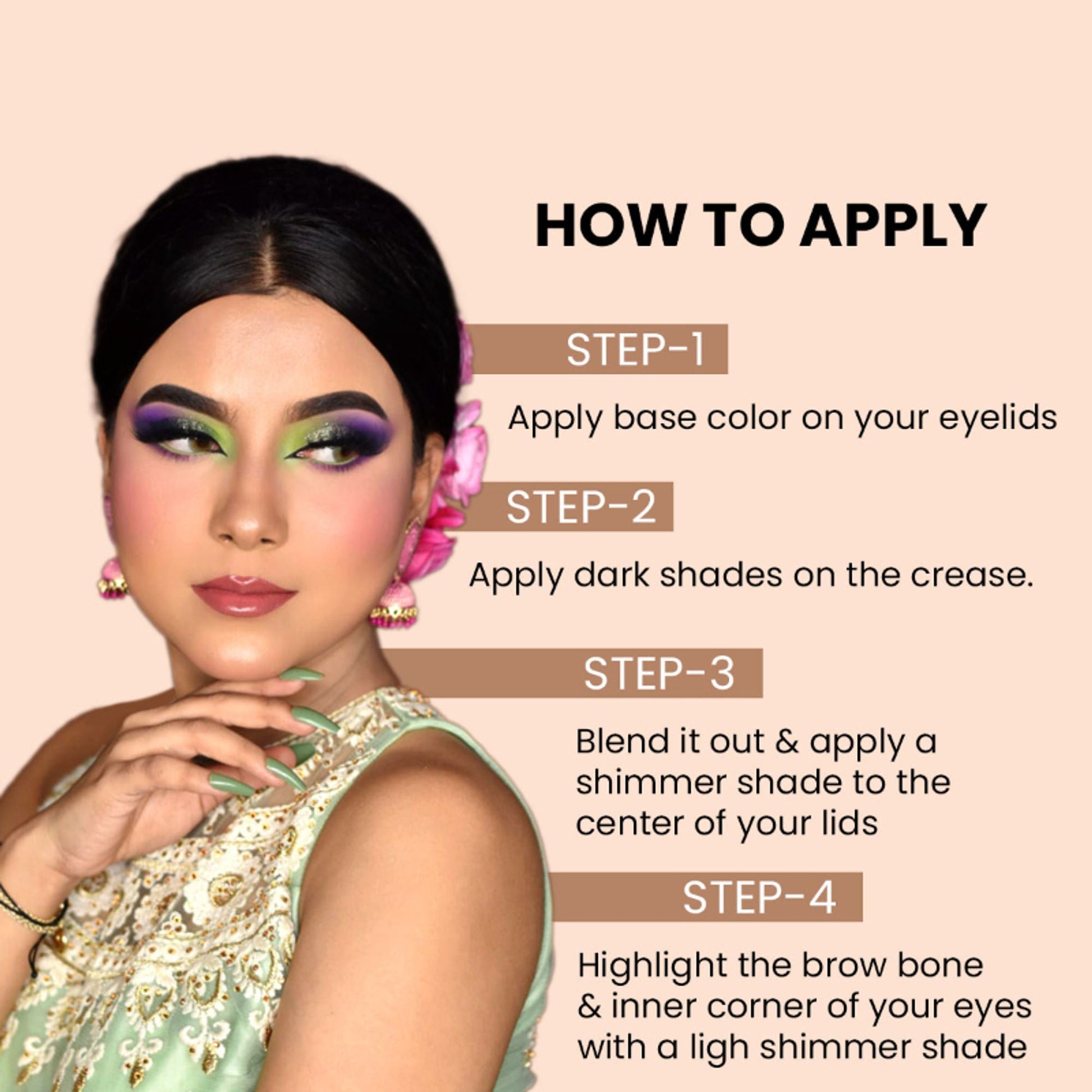 Matt Look 36 Colors Catch The Eyes Eyeshadow Palette - 02 