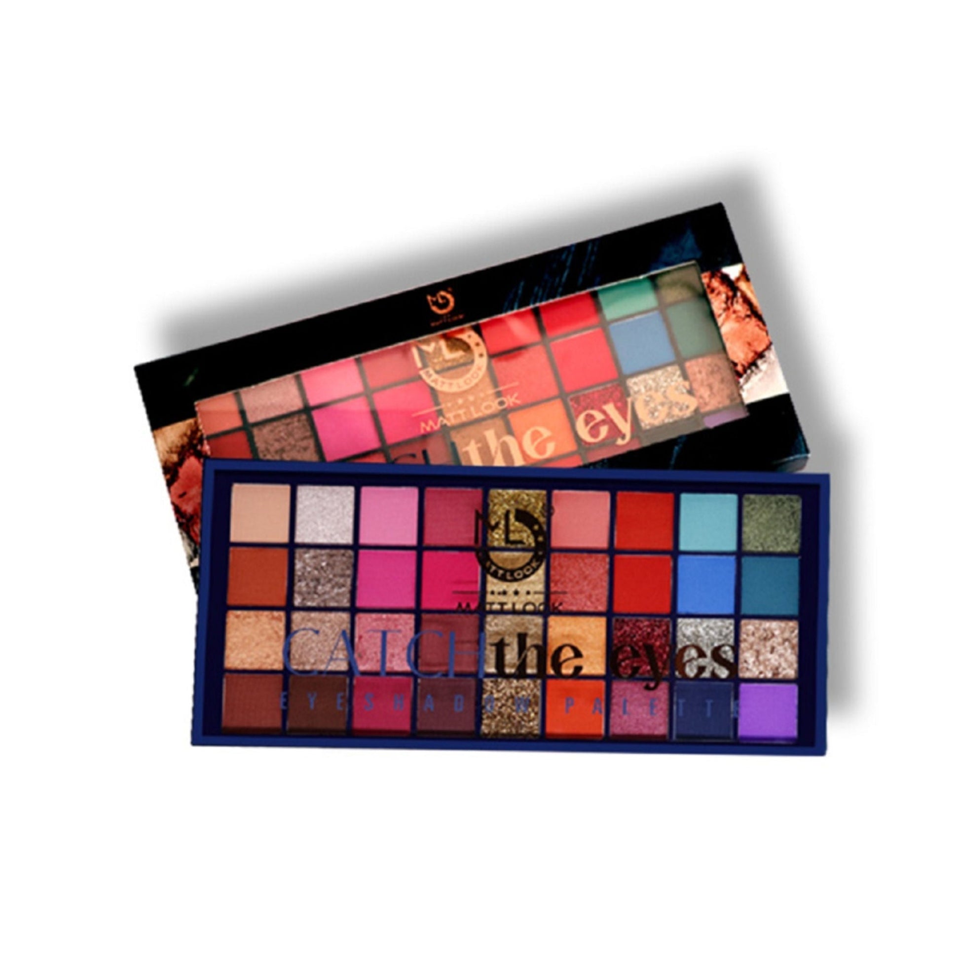 Matt Look 36 Colors Catch The Eyes Eyeshadow Palette - 02 