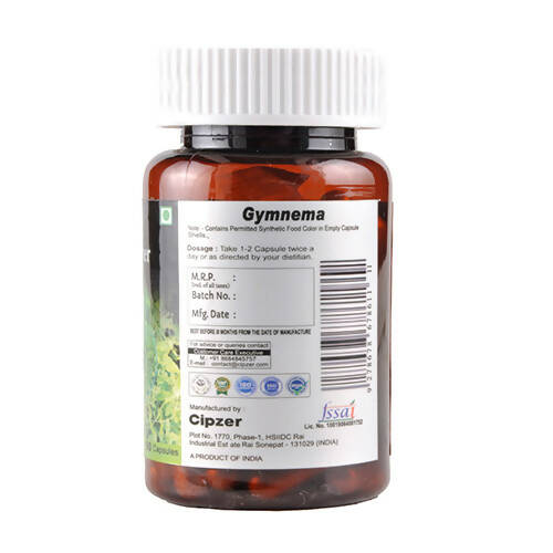 Cipzer Gymnema Capsules - Grab2buy